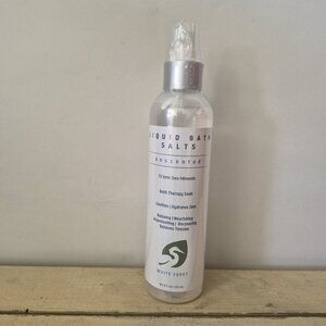 White Egret 8fl oz Unscented Liquid Bath Salts Non-GMO PH Balanced Exp 08/2027